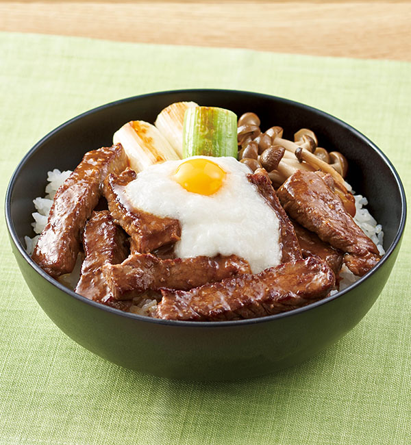 ビーフステーキとろろ丼