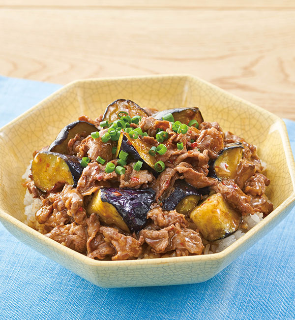 ビーフ麻婆なす丼