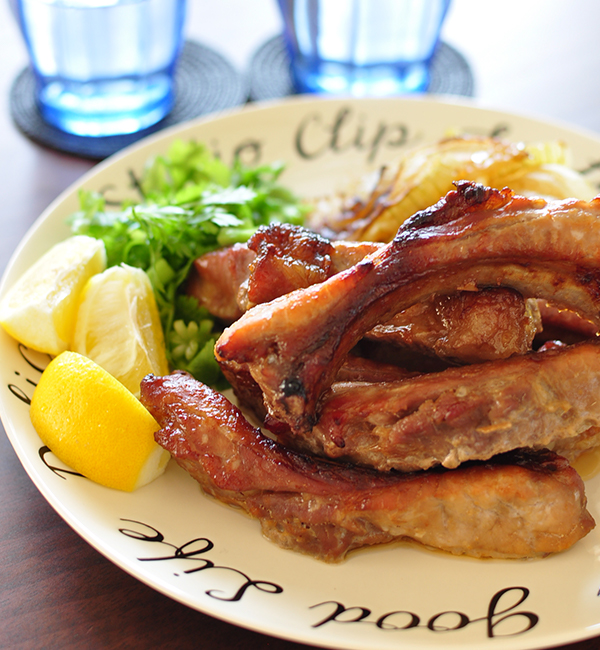 バックリブの焼き豚仕立て