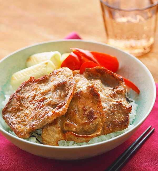 アメリカンポークで作る焼きトン丼