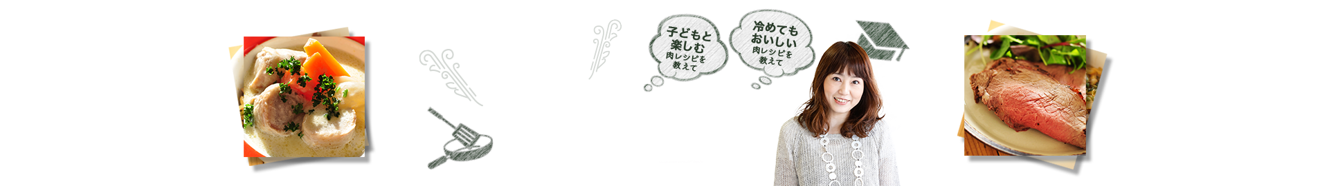 教えて！井上かなえサン みんなが知りたい肉料理のコツ - 人気料理家井上かなえさんが、ブログ読者の皆様から寄せられた肉料理のギモンを解決！！美味しいレシピも一緒に毎月お届けします。