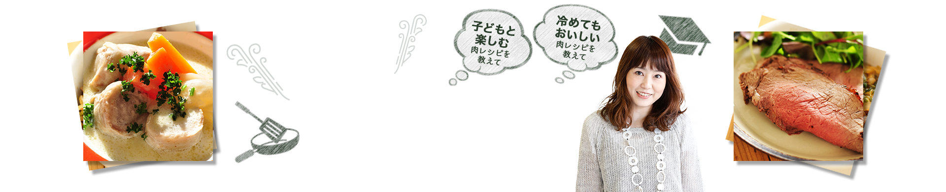 教えて！井上かなえサン みんなが知りたい肉料理のコツ - 人気料理家井上かなえさんが、ブログ読者の皆様から寄せられた肉料理のギモンを解決！！美味しいレシピも一緒に毎月お届けします。