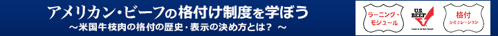 アメリカン・ビーフの格付け制度を学ぼう -米国牛枝肉の格付の歴史・表示の決め方-