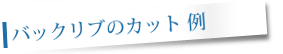バックリブのカット例